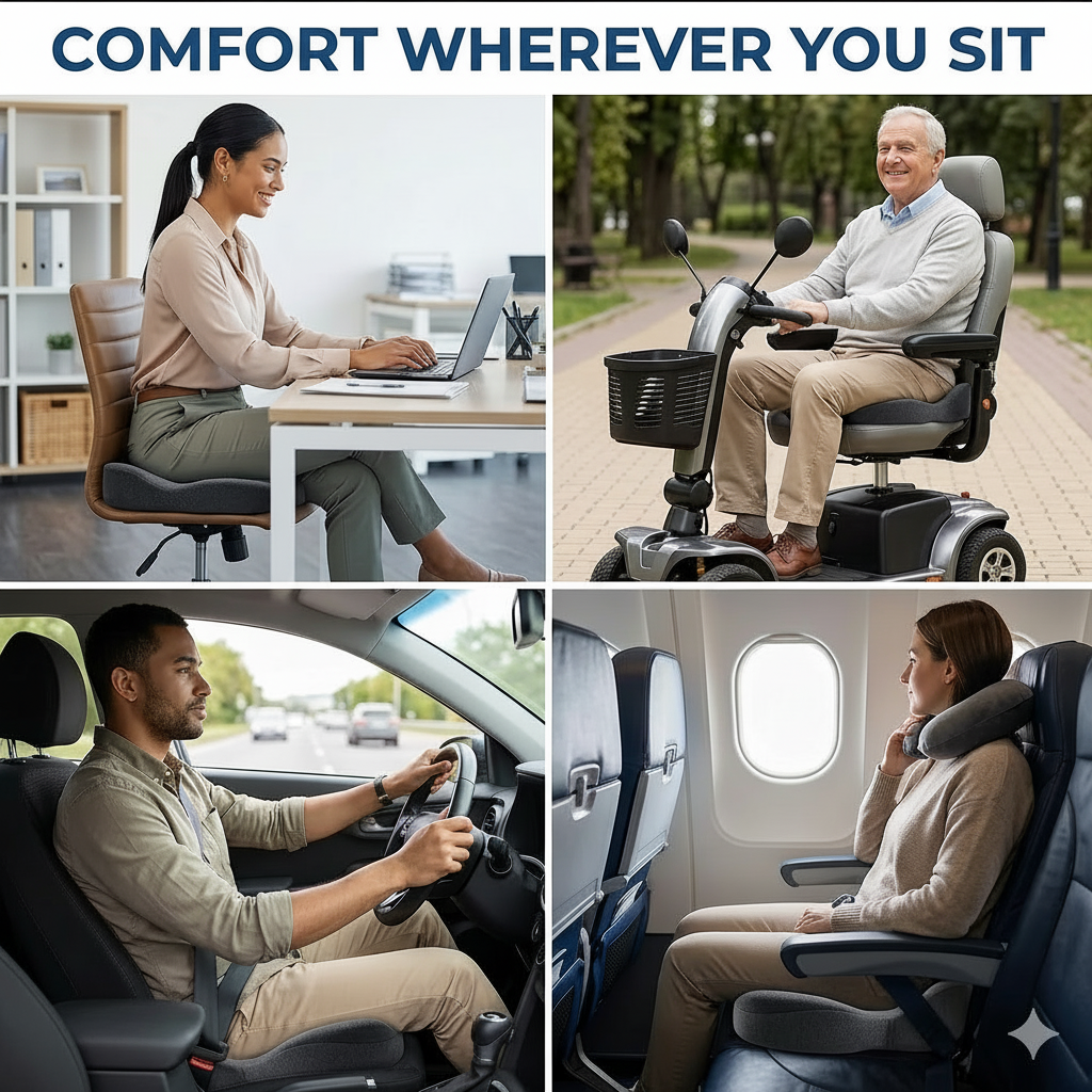 Lunuvo Ergonomic Comfort Cushion